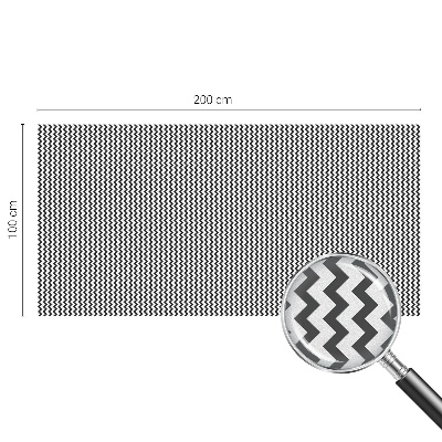 Anti inkijk raamfolie Zigzagpatroon