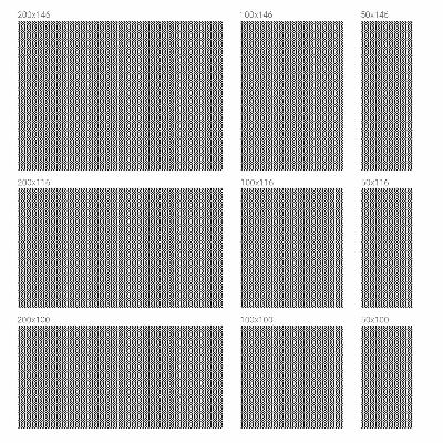 Anti inkijk raamfolie Zigzagpatroon