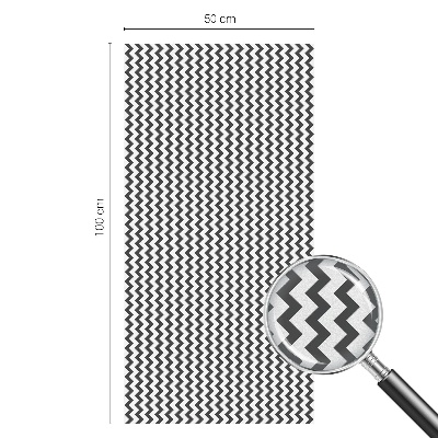 Anti inkijk raamfolie Zigzagpatroon