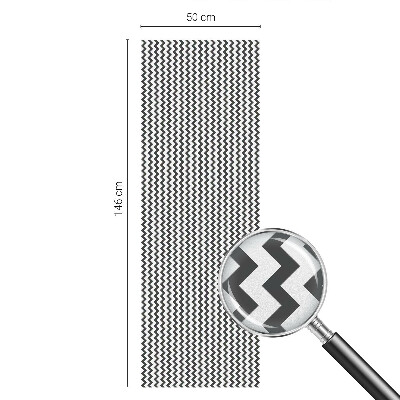 Anti inkijk raamfolie Zigzagpatroon