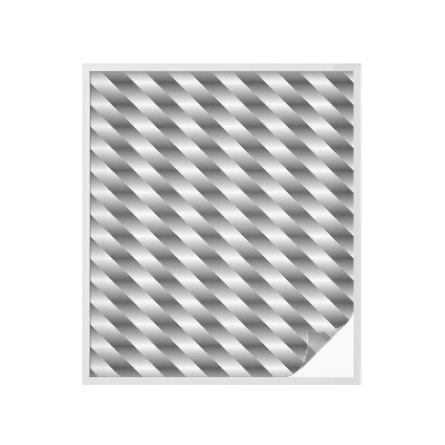 Zelfklevende anti inkijk folie glas in lood Geometrische strepen