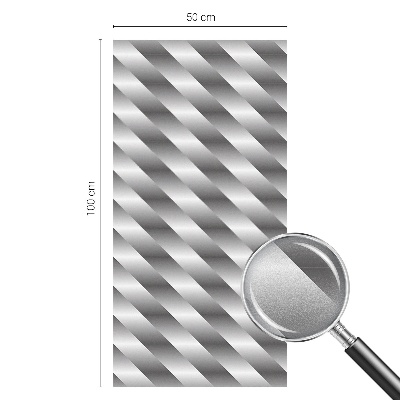 Zelfklevende anti inkijk folie glas in lood Geometrische strepen