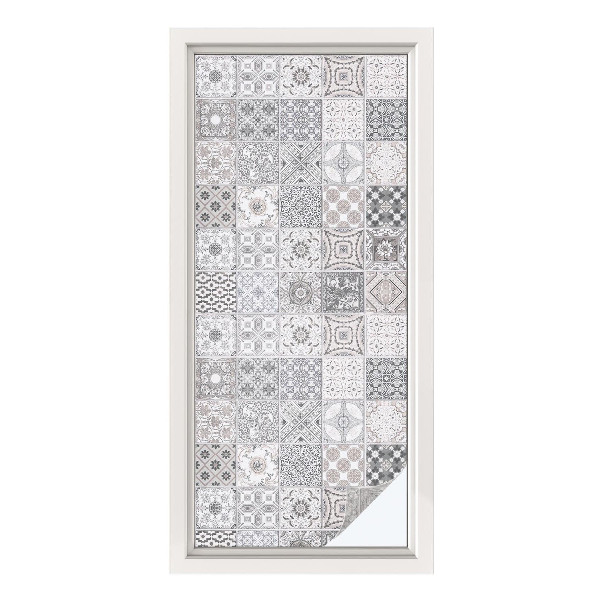 Zonwerende raamfolie Tegelpatronen