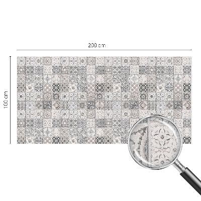 Zonwerende raamfolie Tegelpatronen