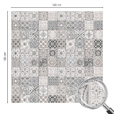 Zonwerende raamfolie Tegelpatronen