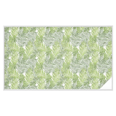 Zelfklevende raamfolie glas in lood Plantenpatronen