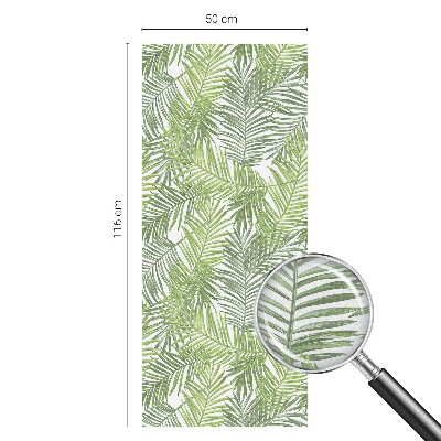 Zelfklevende raamfolie glas in lood Plantenpatronen