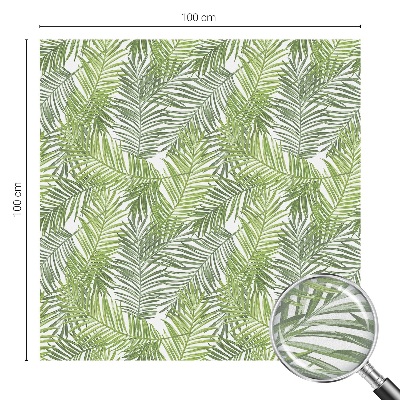 Zelfklevende raamfolie glas in lood Plantenpatronen