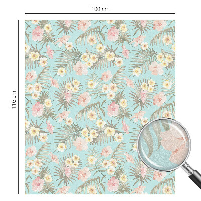 Zonwerende raamfolie Tropisch patroon