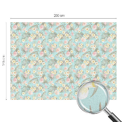 Zonwerende raamfolie Tropisch patroon