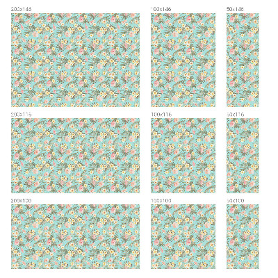 Zonwerende raamfolie Tropisch patroon