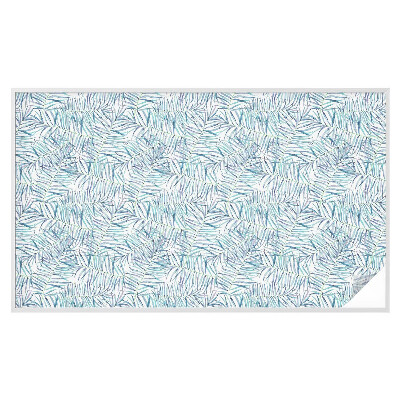 Zonwerende raamfolie glas in lood Botanisch patroon