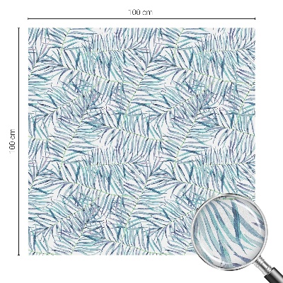 Zonwerende raamfolie glas in lood Botanisch patroon