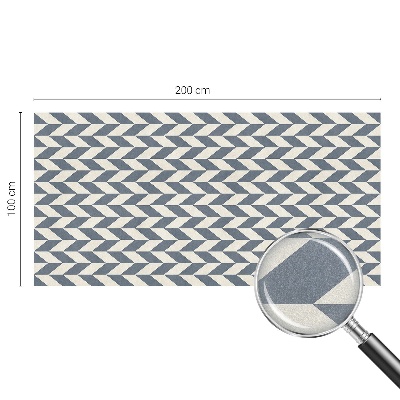 Zelfklevende anti inkijk folie glas in lood Geometrische illusie