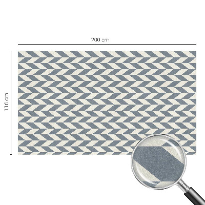 Zelfklevende anti inkijk folie glas in lood Geometrische illusie