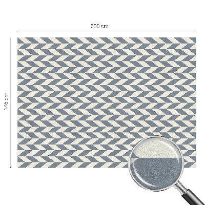 Zelfklevende anti inkijk folie glas in lood Geometrische illusie