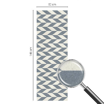 Zelfklevende anti inkijk folie glas in lood Geometrische illusie