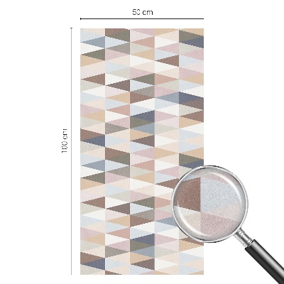 Zelfklevende anti inkijk folie glas in lood Pastelsymmetrie