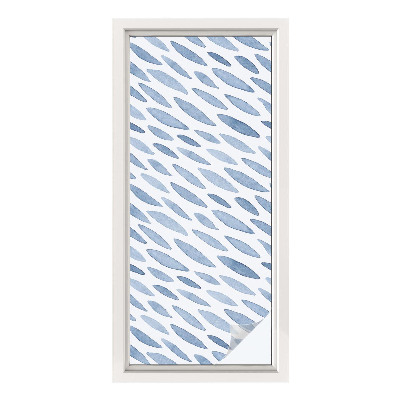 Anti inkijk raamfolie Blauwe strepen