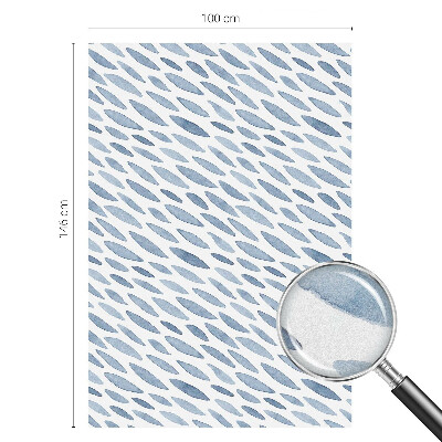 Anti inkijk raamfolie Blauwe strepen