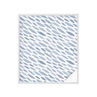 Anti inkijk raamfolie Blauwe strepen