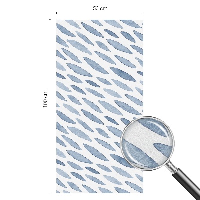 Anti inkijk raamfolie Blauwe strepen