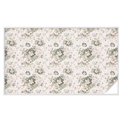 Zonwerende raamfolie glas in lood Bloemenschoonheid