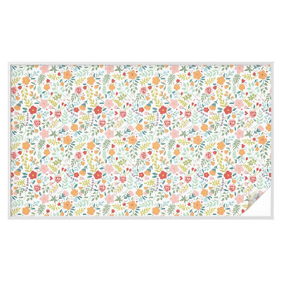 Zonwerende raamfolie Bloemenpatroon