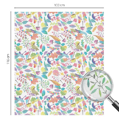 Anti inkijk raamfolie Kleurrijke compositie