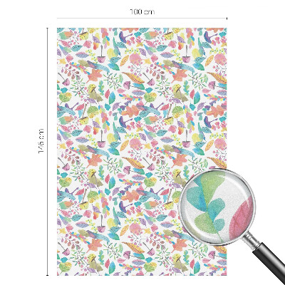 Anti inkijk raamfolie Kleurrijke compositie