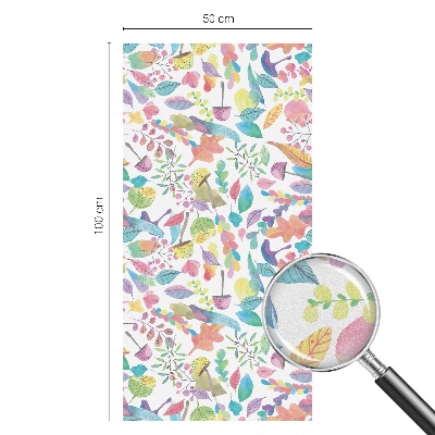 Anti inkijk raamfolie Kleurrijke compositie