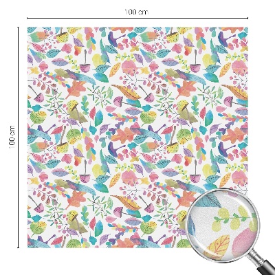 Anti inkijk raamfolie Kleurrijke compositie