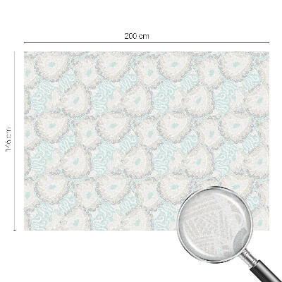 Zelfklevende anti inkijk folie glas in lood Delicate veren