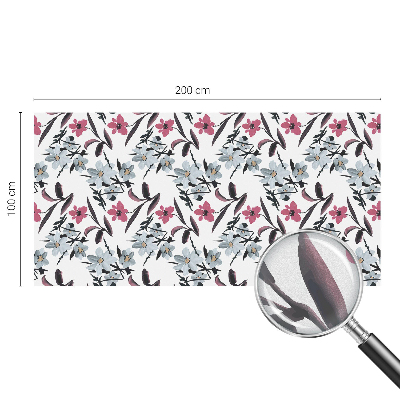 Zonwerende raamfolie Bloemenpatroon