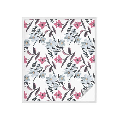 Zonwerende raamfolie Bloemenpatroon