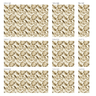 Zelfklevende anti inkijk folie glas in lood Tropische planten