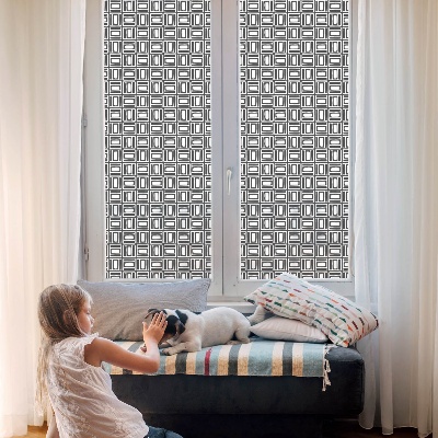 Zonwerende raamfolie Energetisch patroon