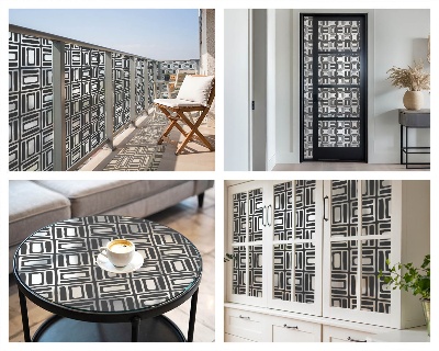 Zonwerende raamfolie Energetisch patroon