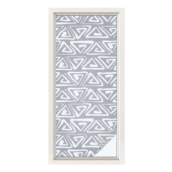 Anti inkijk raamfolie Geometrisch minimalisme