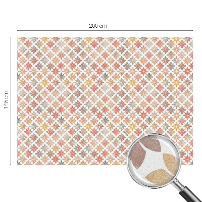 Zonwerende raamfolie glas in lood Bloemenschoonheid