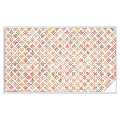 Zonwerende raamfolie glas in lood Bloemenschoonheid