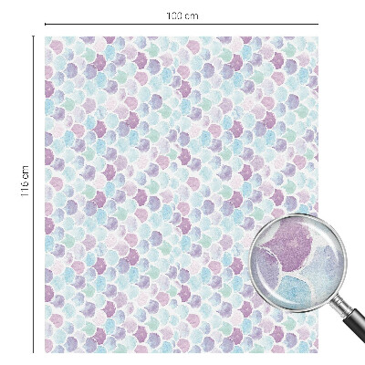 Zelfklevende anti inkijk folie glas in lood Pastelstippen