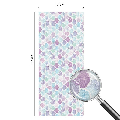 Zelfklevende anti inkijk folie glas in lood Pastelstippen