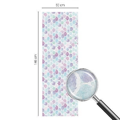 Zelfklevende anti inkijk folie glas in lood Pastelstippen