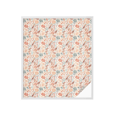 Zonwerende raamfolie Bloemstuk