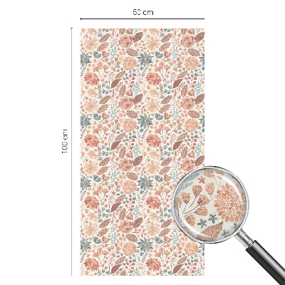 Zonwerende raamfolie Bloemstuk