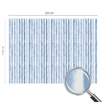 Zelfklevende anti inkijk folie glas in lood Blauwe strepen