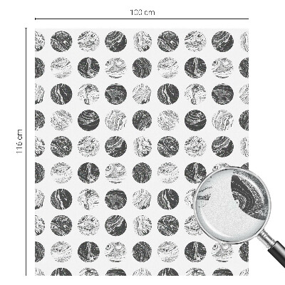 Zelfklevende raamfolie glas in lood Marmeren elegantie