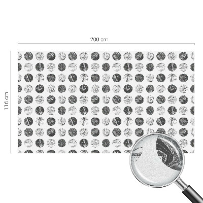 Zelfklevende raamfolie glas in lood Marmeren elegantie