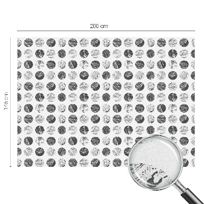 Zelfklevende raamfolie glas in lood Marmeren elegantie